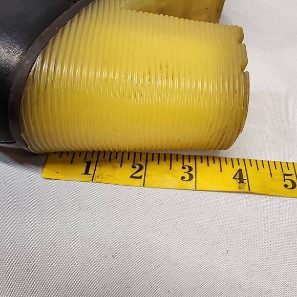 TBA To Be Announced Women's 7 Ankle-strap black Chunky Utility Thread Heel - Picture 8 of 9